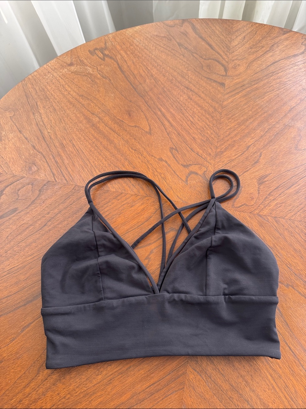 Lululemon Black Strappy Sports Bra